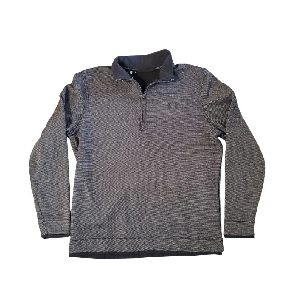 Under Armour Men's Gray Storm Fleece 1/4 Zip Golf Pullover Sweater Medium‎
